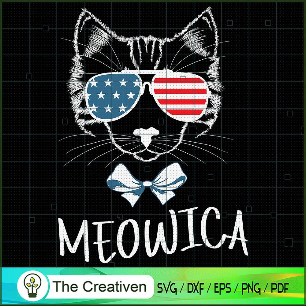 4th of July Meowica Kitty Cat Lover SVG , Christmas 4th of July SVG , 4th of July SVG , Christmas SVG 1 42 copy 12