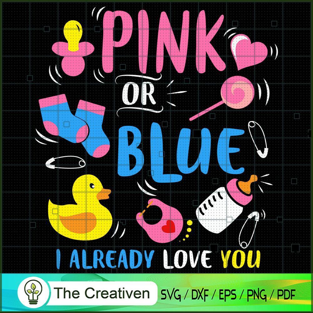 Pink or Blue Love You Baby G SVG Cut File for Cricut 1 Pink or Blue Love You Baby G SVG Cut File for Cricut