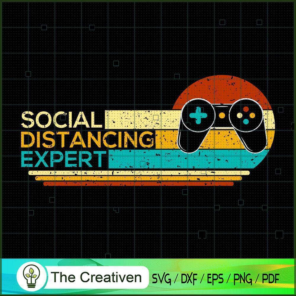 Social Distancing Expert Vid SVG Cut File for Cricut 1 Social Distancing Expert Vid SVG Cut File for Cricut