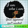 I Am Who I Am Black Queen Bl SVG Cut File for Cricut 2 154 copy 1