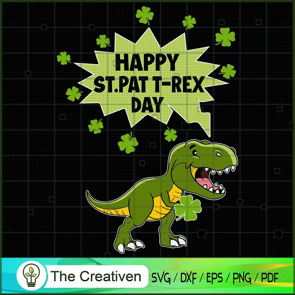 Happy St PatTrex Day St Patricks Day SVG, Trex SVG, St Paddys Day SVG 1 161 copy 1