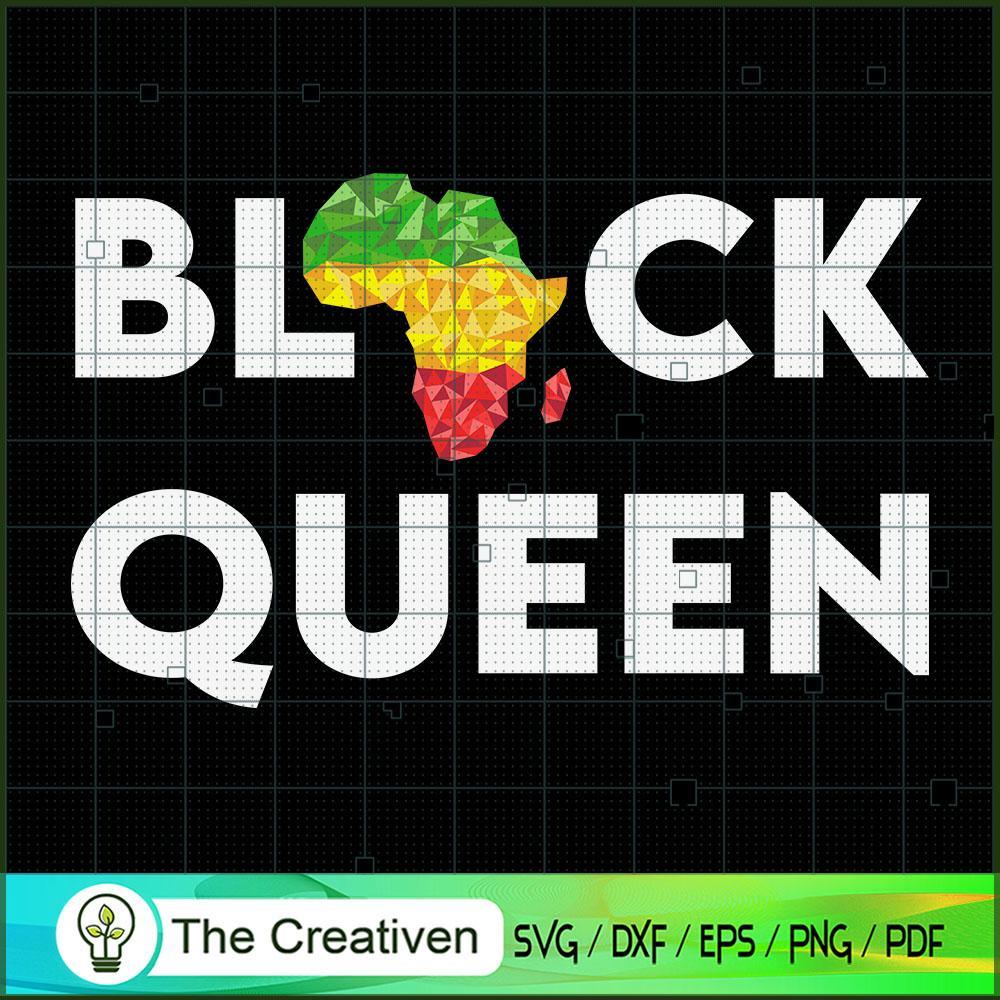 Black Queen African Black Pride SVG Cut File for Cricut & Silhouette 1 Black Queen African Black Pride SVG Cut File for Cricut & Silhouette
