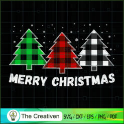 Christmas Tree Santa Xmas Ho SVG Cut File for Cricut