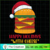 Happy Holidays with Cheese C SVG Cut File for Cricut