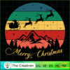 Merry Christmas Santa Sleigh SVG Cut File for Cricut