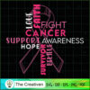 Breast Cancer Awareness Word SVG Cut File for Cricut 3 103 copy 3
