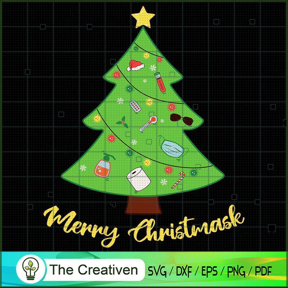 Merry Christmas Quarantine C SVG Cut File for Cricut 1 Merry Christmas Quarantine C SVG Cut File for Cricut