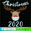 Christmas Reindeer Wear Mask SVG Cut File for Cricut & Silhouette
