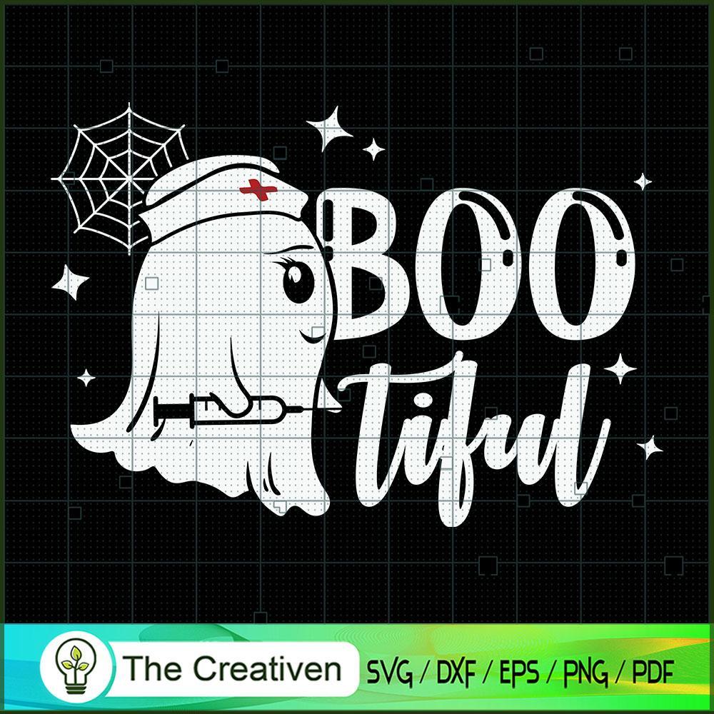 Bootiful Boo Nurse Funny Hal SVG Cut File for Cricut 1 Bootiful Boo Nurse Funny Hal SVG Cut File for Cricut