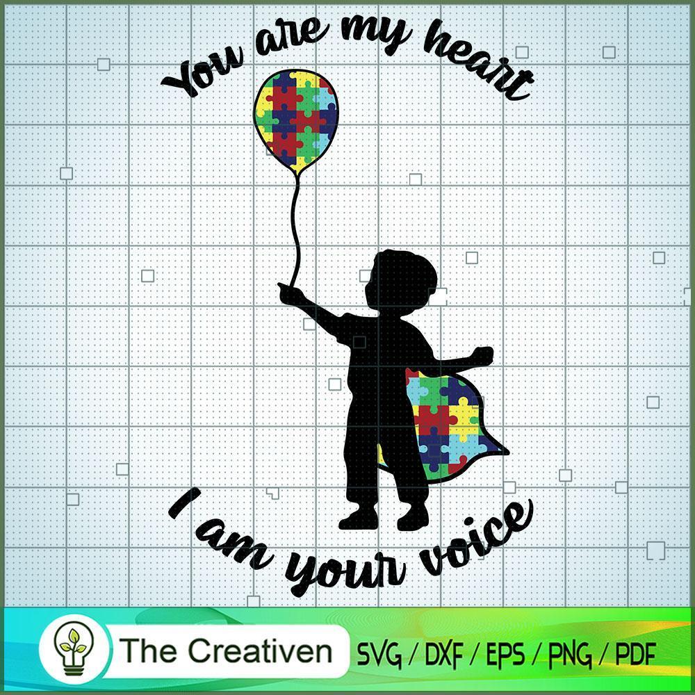 Autism You Are My Heart I Am Your Voice SVG, Autism SVG, Trending SVG 1 Autism You Are My Heart I Am Your Voice SVG, Autism SVG, Trending SVG