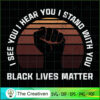 I See I Hear I Stand Black L SVG Cut File for Cricut 2 27 copy 23