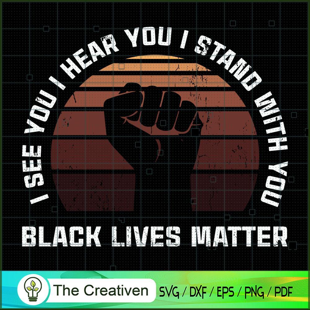 I See I Hear I Stand Black L SVG Cut File for Cricut 1 I See I Hear I Stand Black L SVG Cut File for Cricut