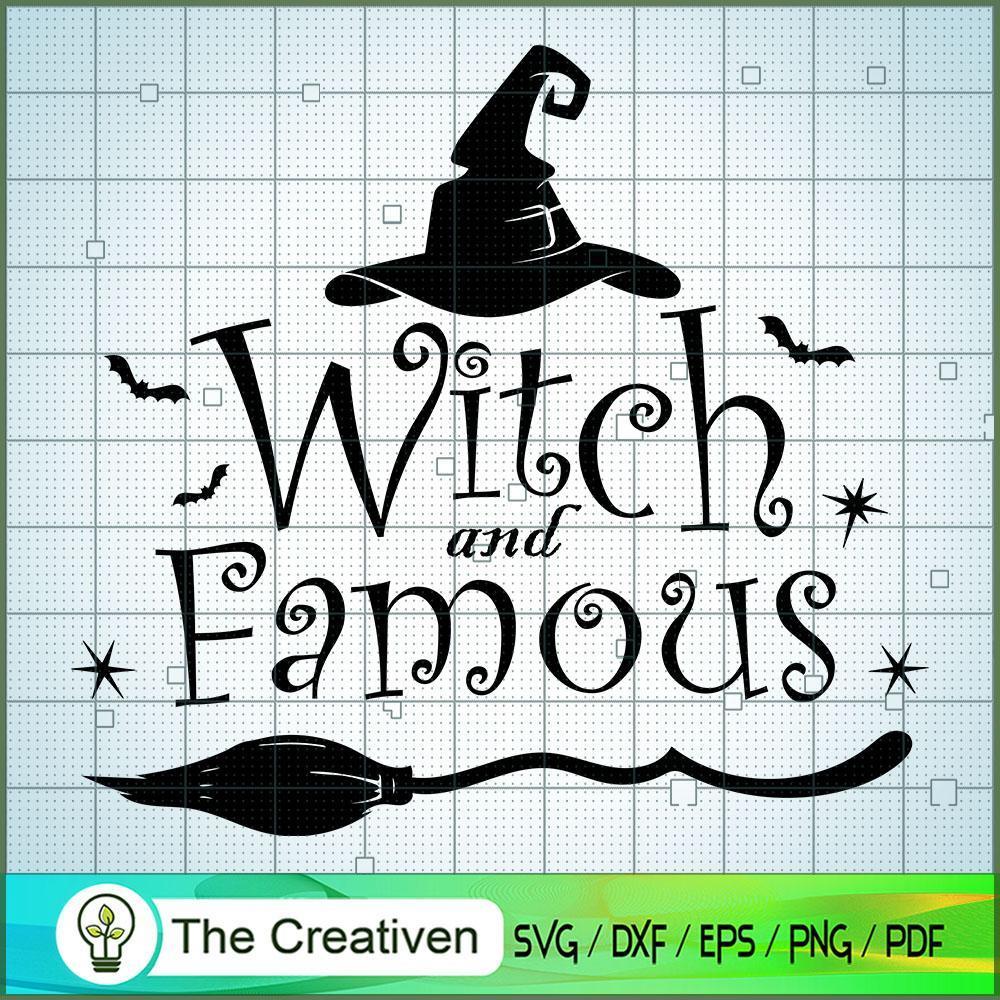 Witch and Famous Funny Halloween SVG Cut File for Cricut & Silhouette 1 Witch and Famous Funny Halloween SVG Cut File for Cricut & Silhouette