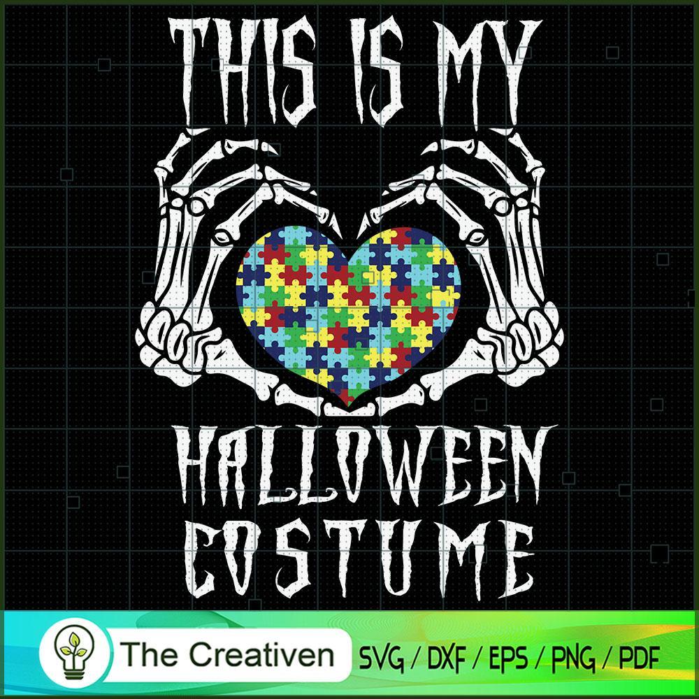 Halloween Autism Awareness - SVG Cut File for Cricut Design 13253 1 Halloween Autism Awareness - SVG Cut File for Cricut Design 13253