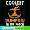 Coolest Pumpkin in the Patch Halloween SVG Cut File fo Design 13231