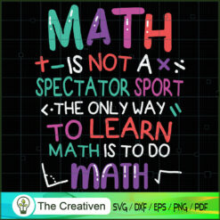 Math Teacher Mathematical Symbol SVG Cut File for Cricut & Silhouette