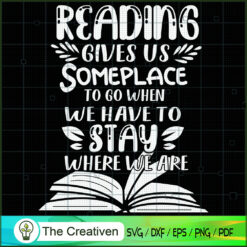 Reading Book Lover Library SVG Cut File for Cricut & Silhouette