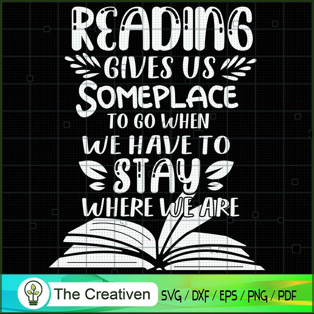 Reading Book Lover Library SVG Cut File for Cricut & Silhouette 1 Reading Book Lover Library SVG Cut File for Cricut & Silhouette
