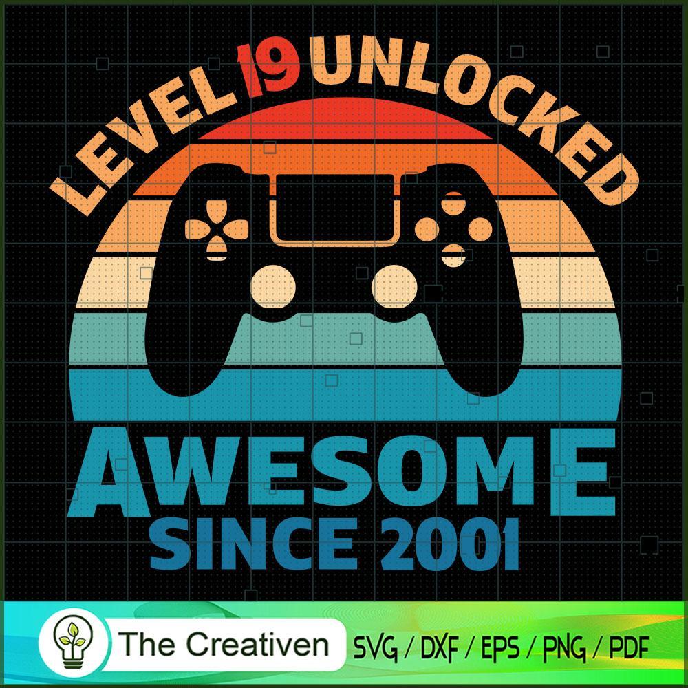 19th Birthday Awesome Gamer SVG Cut File for Cricut & Silhouette 1 19th Birthday Awesome Gamer SVG Cut File for Cricut & Silhouette