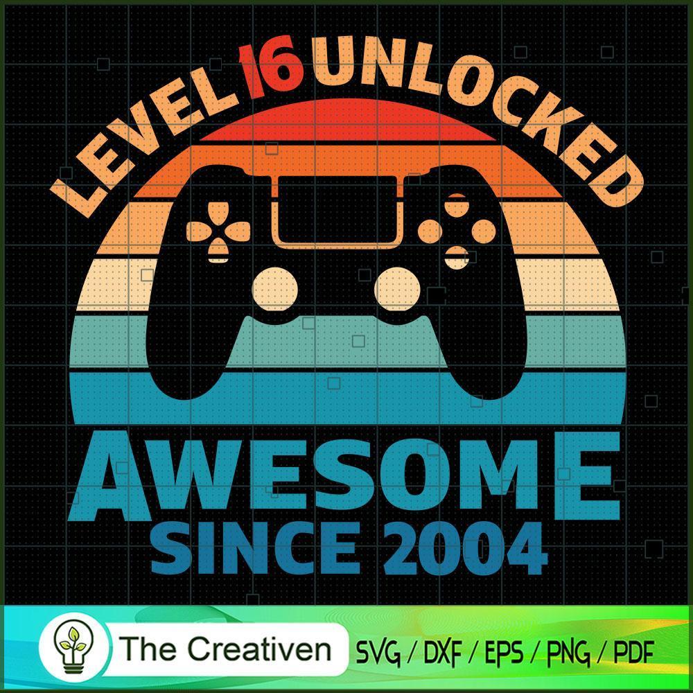 16th Birthday Awesome Gamer SVG Cut File for Cricut & Silhouette 1 16th Birthday Awesome Gamer SVG Cut File for Cricut & Silhouette