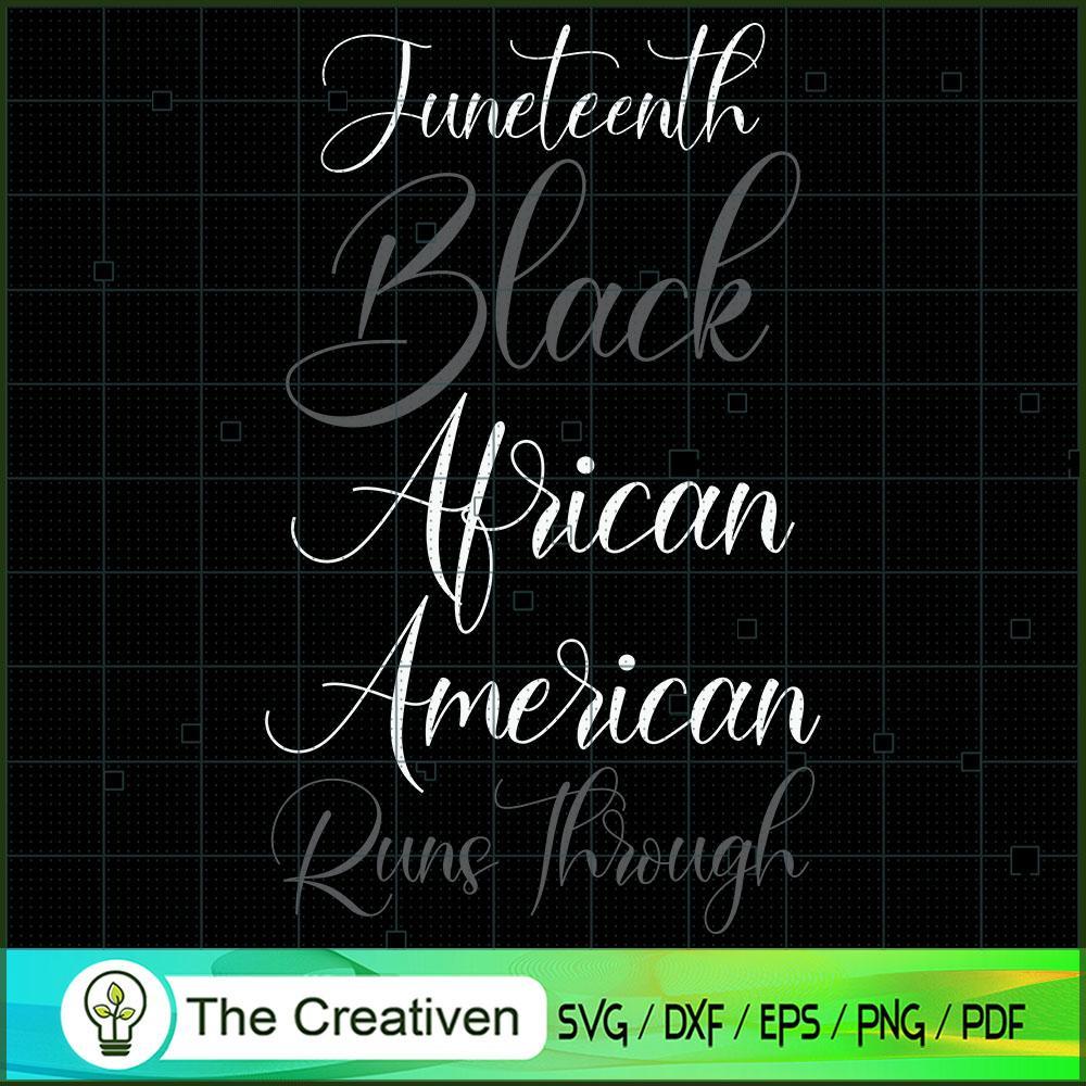 Junteenth Black SVG Cut File for Cricut & Silhouette 1 Junteenth Black SVG Cut File for Cricut & Silhouette