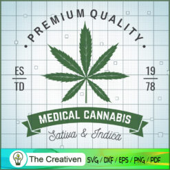 Medical Cannabis 1978 SVG Cut File for Cricut & Silhouette