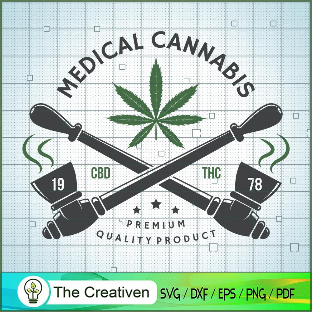 Medical Cannabis SVG Cut File for Cricut & Silhouette 1 Medical Cannabis SVG Cut File for Cricut & Silhouette