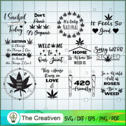 Weed Quotes Bundle SVG Cut File for Cricut & Silhouette