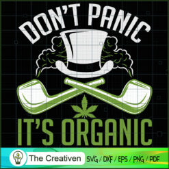 Don't Panic Weed SVG Cut File for Cricut & Silhouette Design 12705