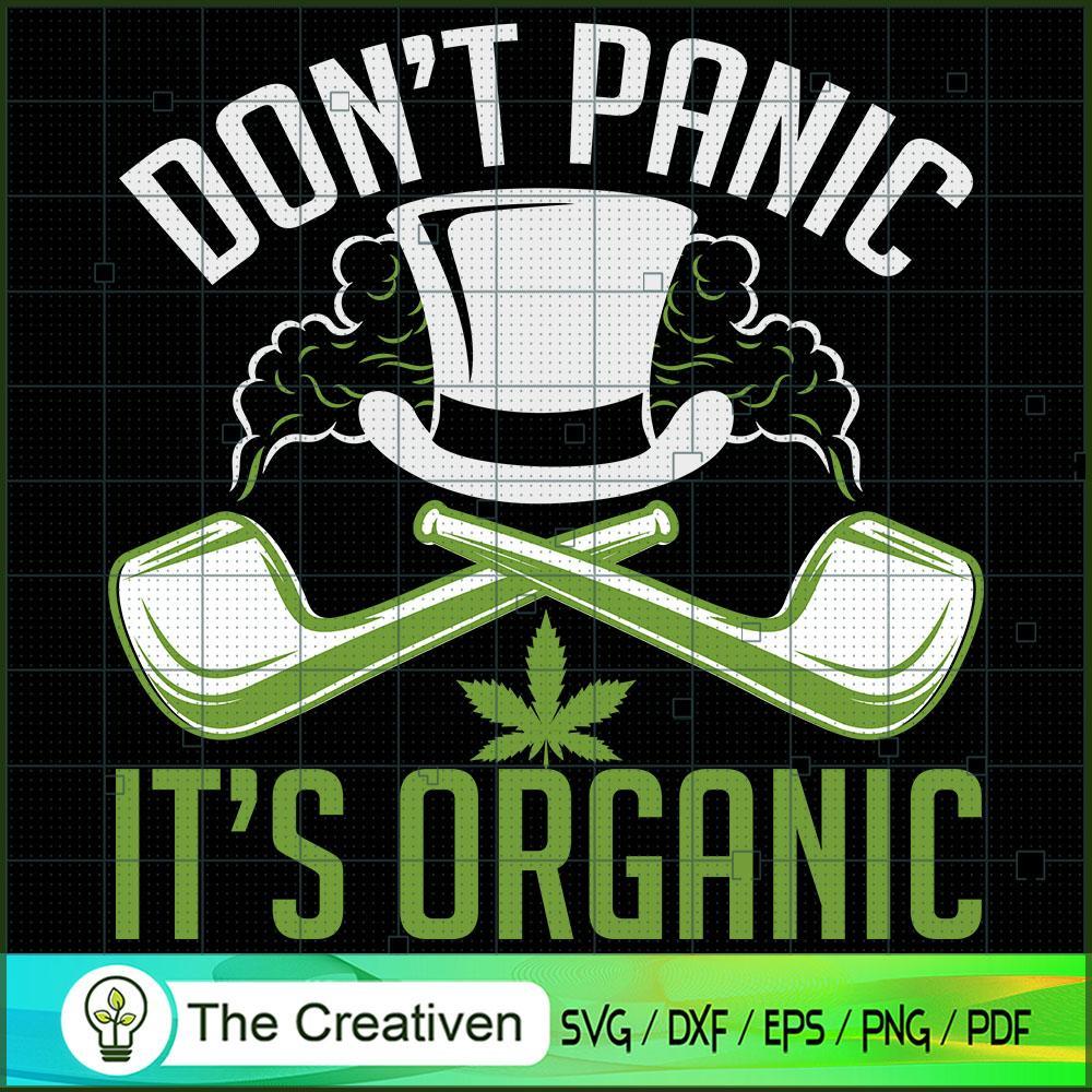 Don't Panic Weed SVG Cut File for Cricut & Silhouette Design 12705 1 Don't Panic Weed SVG Cut File for Cricut & Silhouette Design 12705