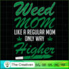 Weed Mom SVG Cut File for Cricut & Silhouette