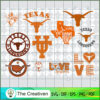 Texas LongHorns SVG Cut File for Cricut & Silhouette
