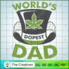 World's Dopest Dad SVG Cut File for Cricut & Silhouett Design 12662