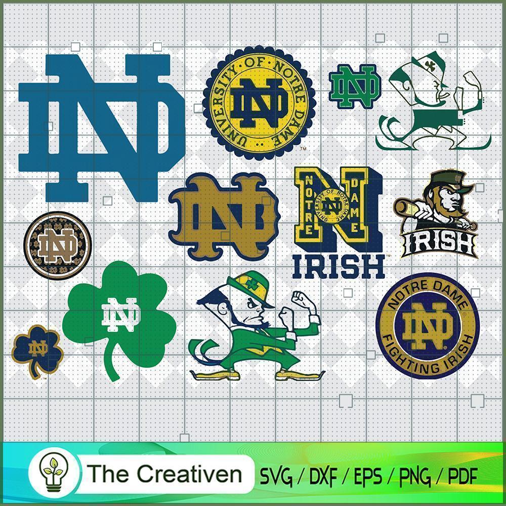 Notre Dame Fighting Irish SVG Cut File for Cricut & Silhouette 1 Notre Dame Fighting Irish SVG Cut File for Cricut & Silhouette