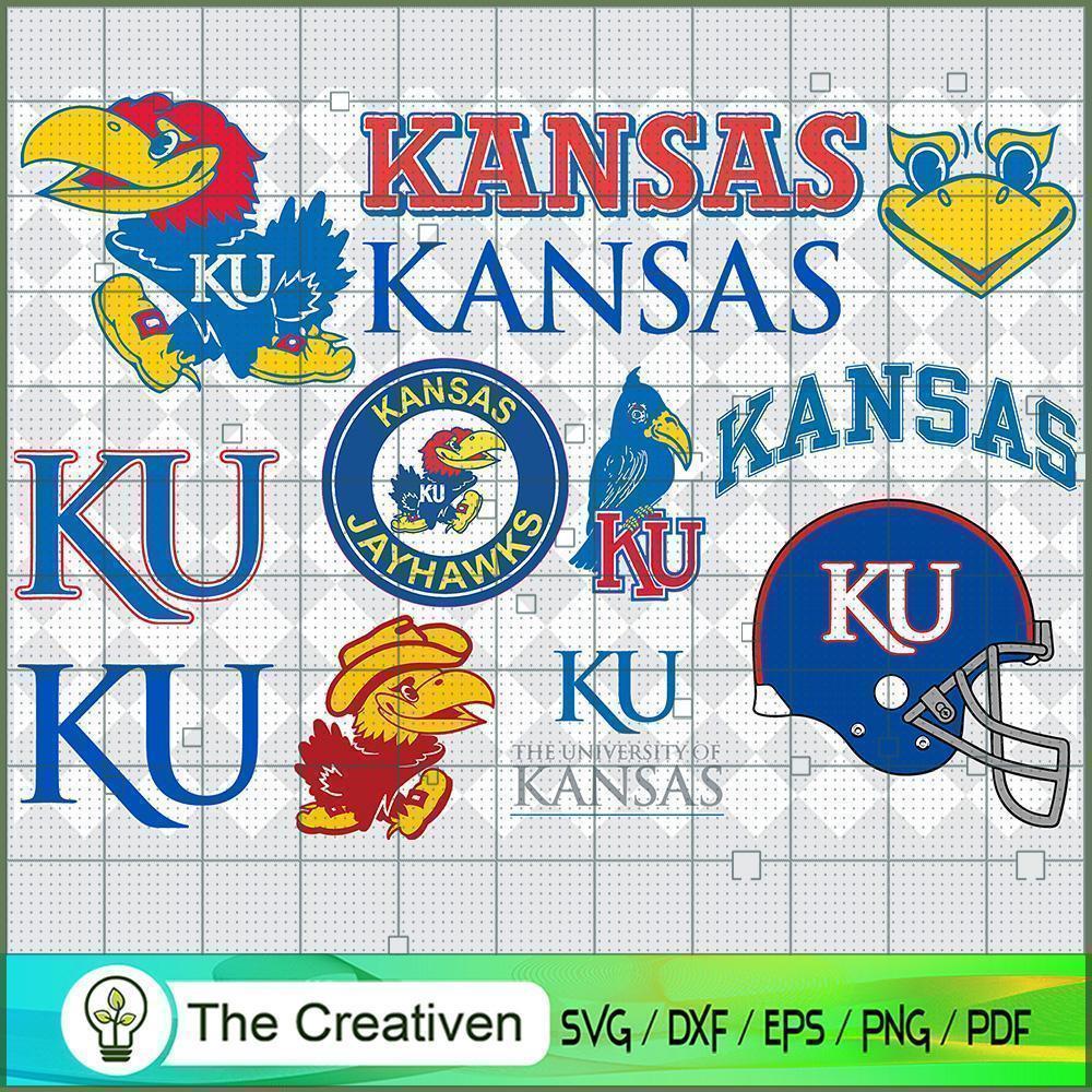 Kansas Jayhawks SVG, Division I Football Bowl Subdivision SVG, NCAA SVG 1 Kansas