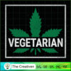 Vegetarian Cannabis SVG Cut File for Cricut & Silhouette