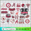 Alabama Crimson Tide SVG Cut File for Cricut & Silhouette 2 Alabama Crimson Tide copy