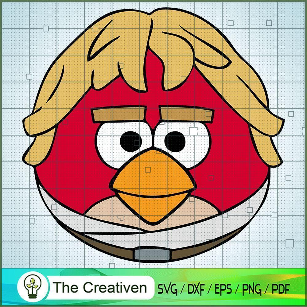 Angry Birds Star Wars Luke SVG Cut File for Cricut & S Design 12116 1 Angry Birds Star Wars Luke SVG Cut File for Cricut & S Design 12116