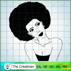 Big Breast Black Woman SVG, Africa Woman SVG, Black Woman SVG