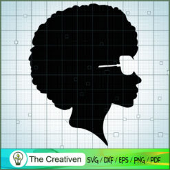 Afro Woman Wear Sunglasses SVG, Africa Woman SVG, Black Woman SVG