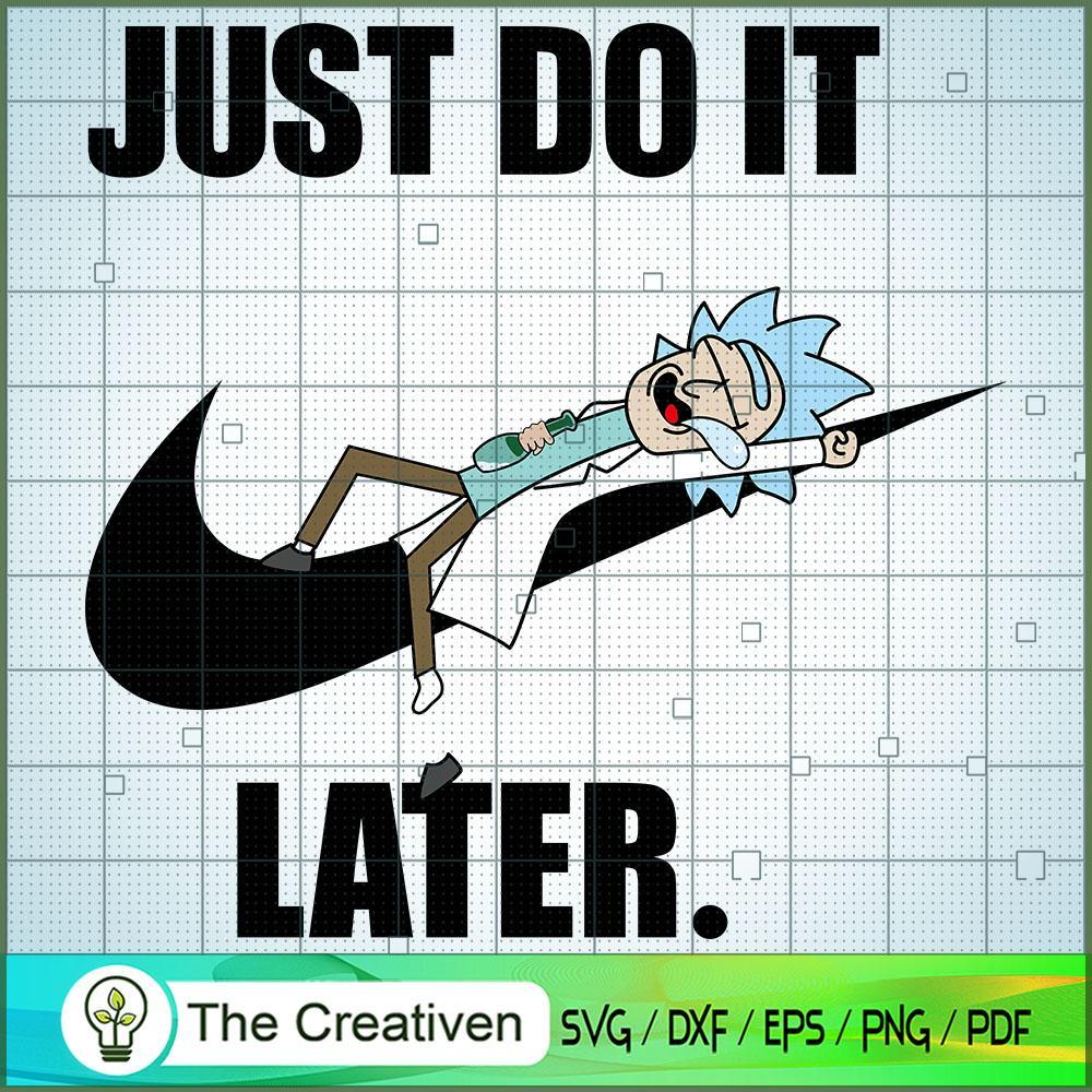 Rick Sanchez Nike Just Do It SVG Cut File for Cricut 1 Rick Sanchez Nike Just Do It SVG Cut File for Cricut