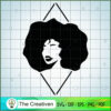 Rhombus Afro Woman SVG, Africa Woman SVG, Black Woman SVG 3 44 copy 10