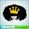 Afro Woman Crown SVG, Africa Woman SVG, Black Woman SVG