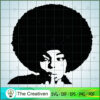 Big Afro Hair SVG, Africa Woman SVG, Black Woman SVG 2 29 copy 17