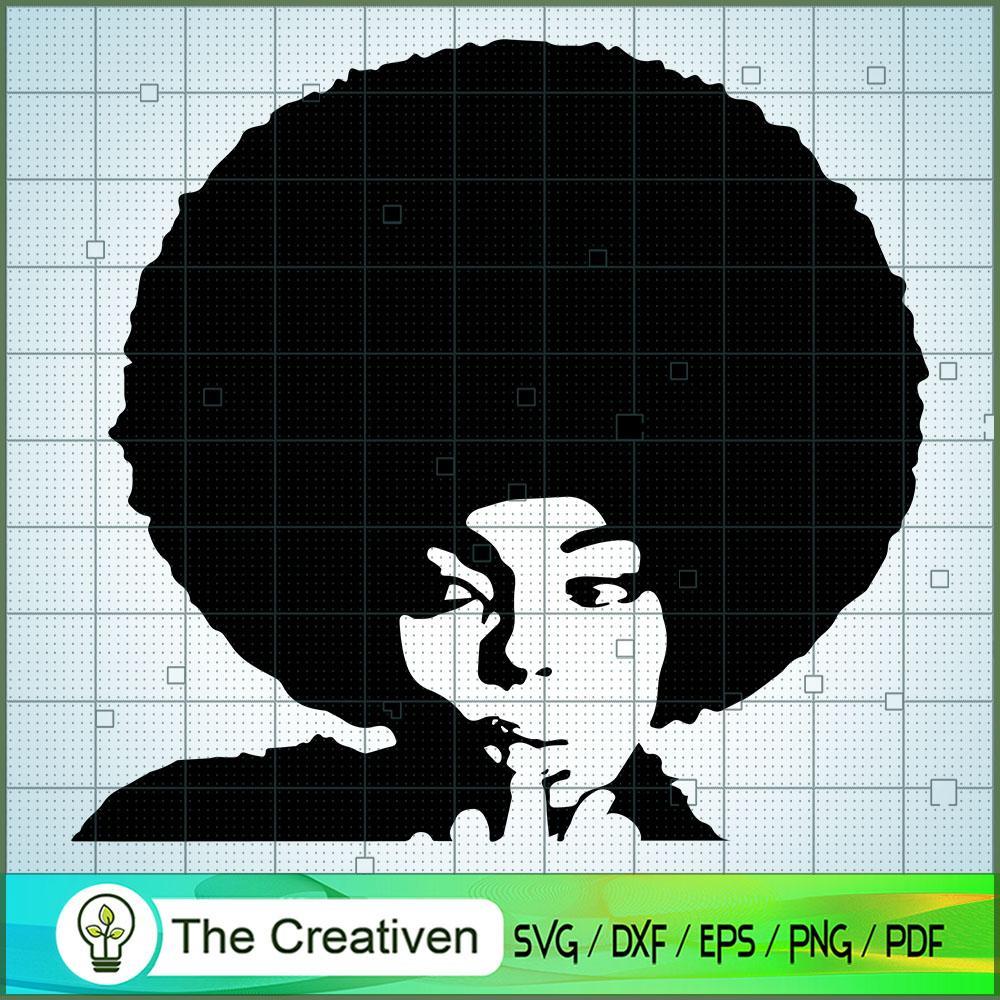 Big Afro Hair SVG, Africa Woman SVG, Black Woman SVG 1 Big Afro Hair SVG, Africa Woman SVG, Black Woman SVG