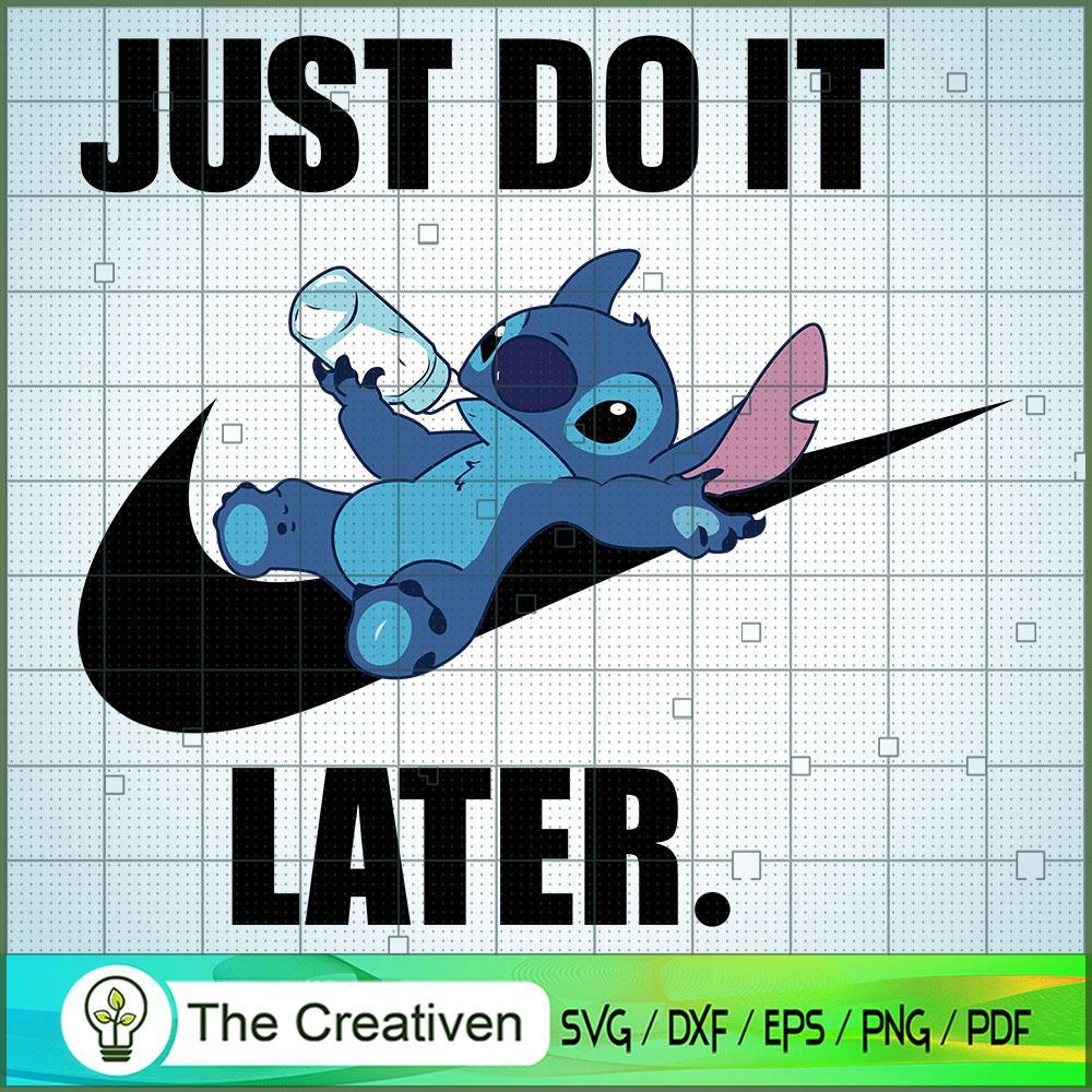 Just Do It Later Nike Stitch SVG Cut File for Cricut & Silhouette 1 Just Do It Later Nike Stitch SVG Cut File for Cricut & Silhouette