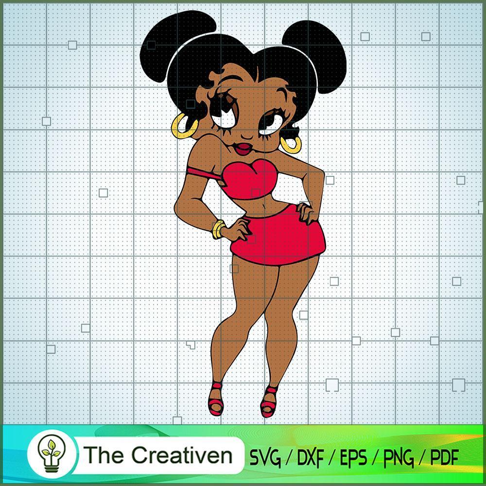Cute Black Afro Woman SVG, Africa Woman SVG, Black Woman SVG 1 Cute Black Afro Woman SVG, Africa Woman SVG, Black Woman SVG