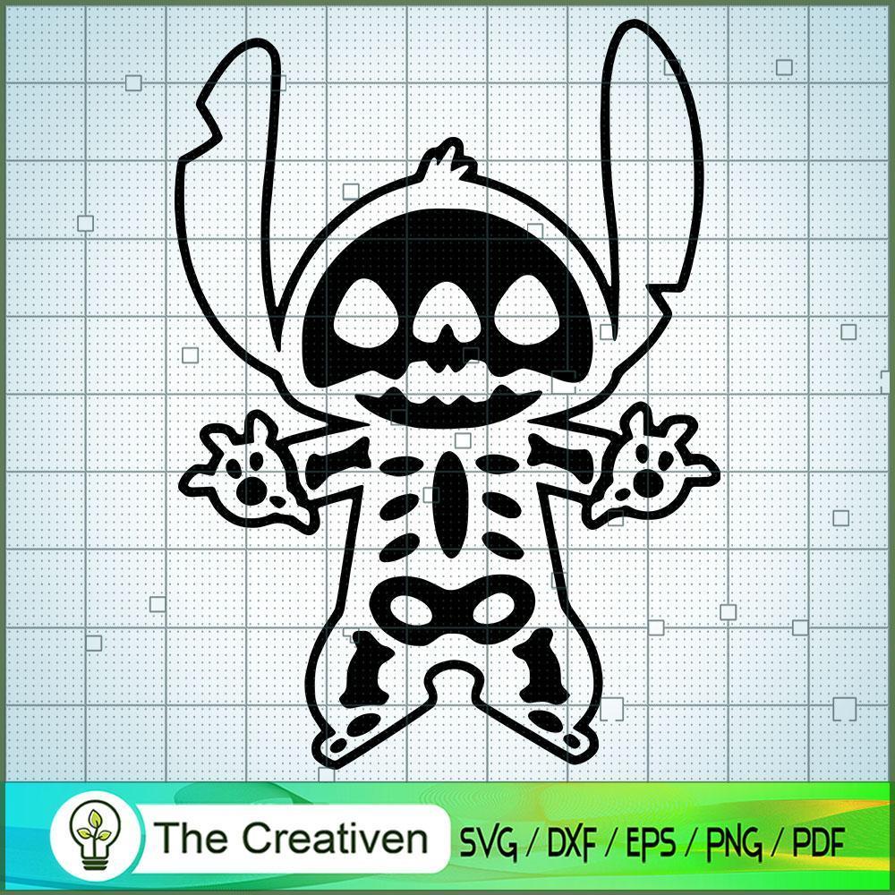 Stitch Skeleton SVG, Funny Stitch SVG, Disney Lilo and Stitch SVG 1 Stitch Skeleton SVG, Funny Stitch SVG, Disney Lilo and Stitch SVG