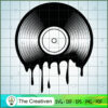 Vinyl Record Album Melting D SVG Cut File for Cricut 2 12 copy 22