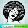 Afro Woman V2 SVG, Black Woman SVG, Afro Girl SVG